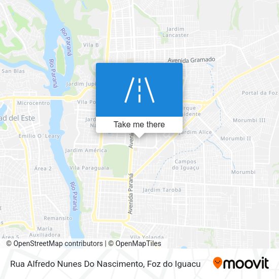 Rua Alfredo Nunes Do Nascimento map