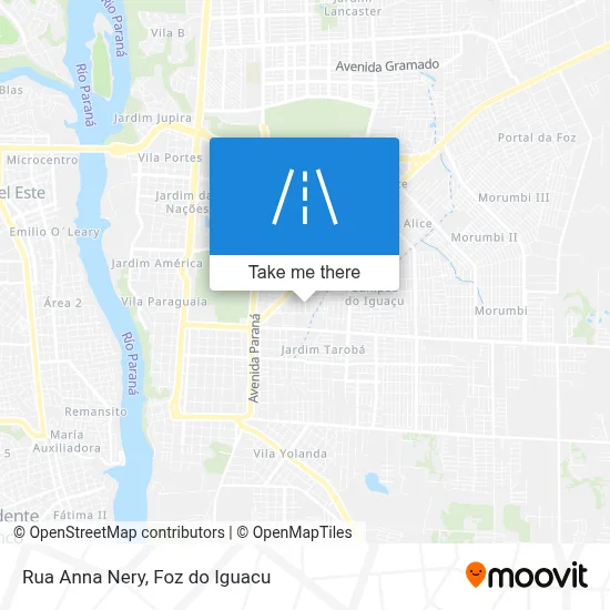 Rua Anna Nery map