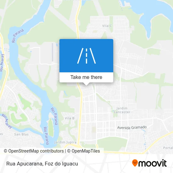 Rua Apucarana map