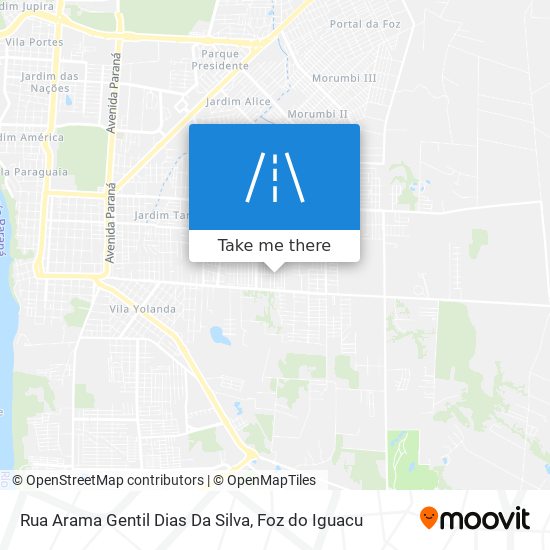 Rua Arama Gentil Dias Da Silva map