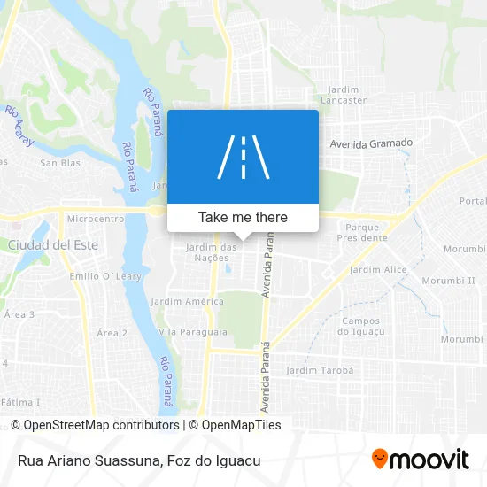 Rua Ariano Suassuna map