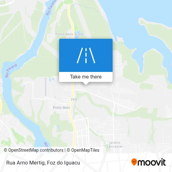 Rua Arno Mertig map