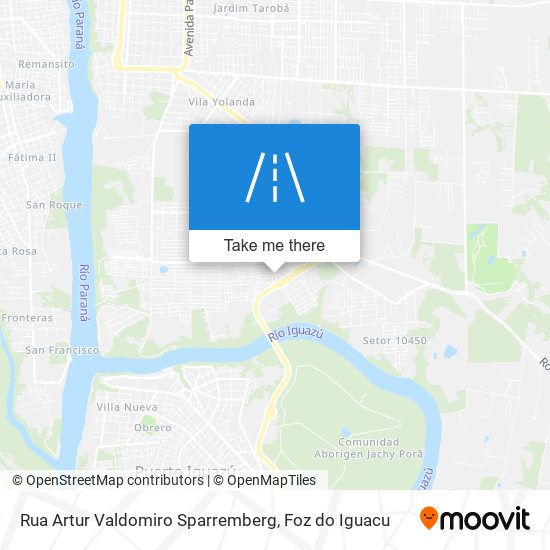 Rua Artur Valdomiro Sparremberg map