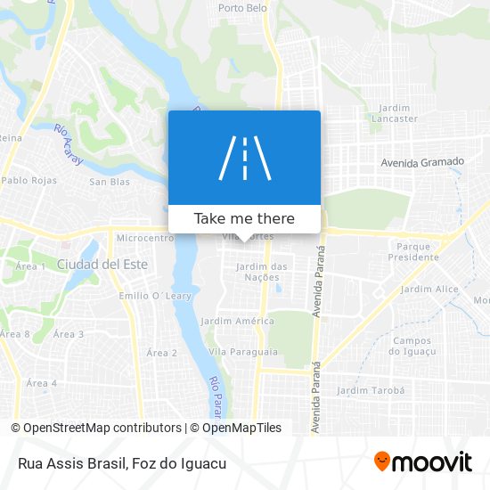 Rua Assis Brasil map