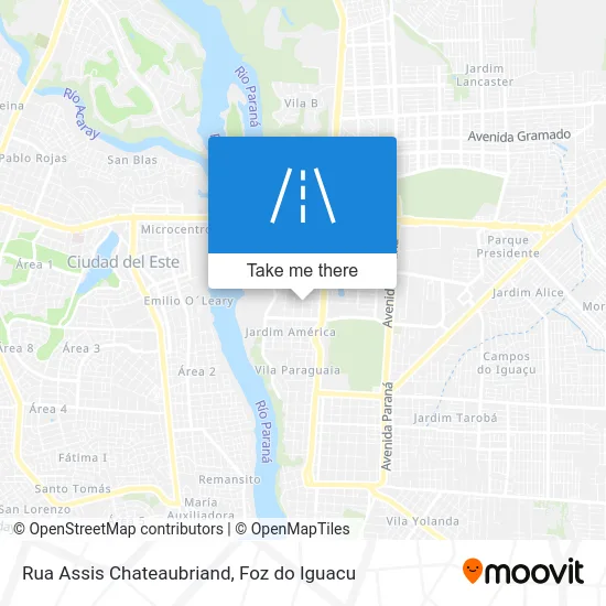 Rua Assis Chateaubriand map