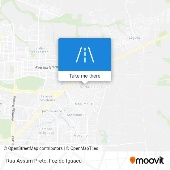 Rua Assum Preto map