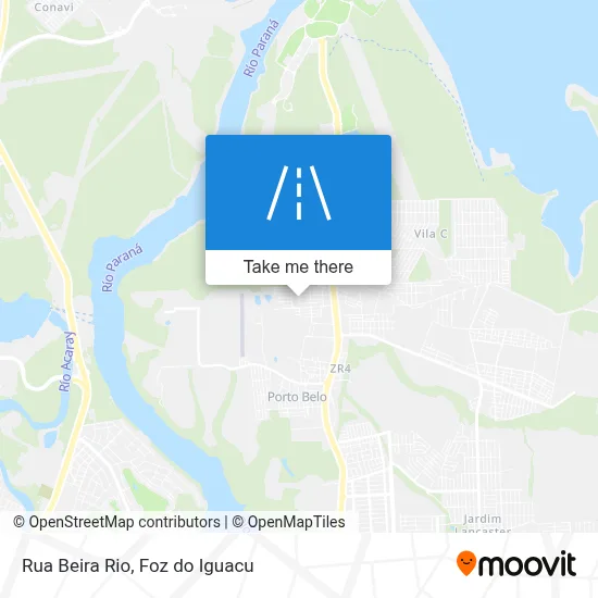 Rua Beira Rio map