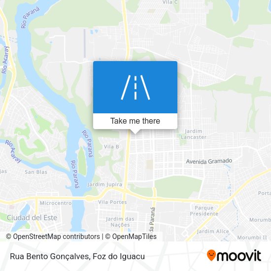 Rua Bento Gonçalves map