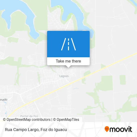 Rua Campo Largo map