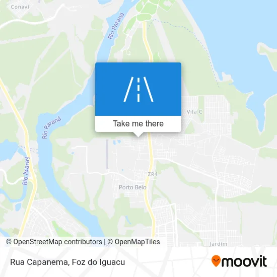 Rua Capanema map