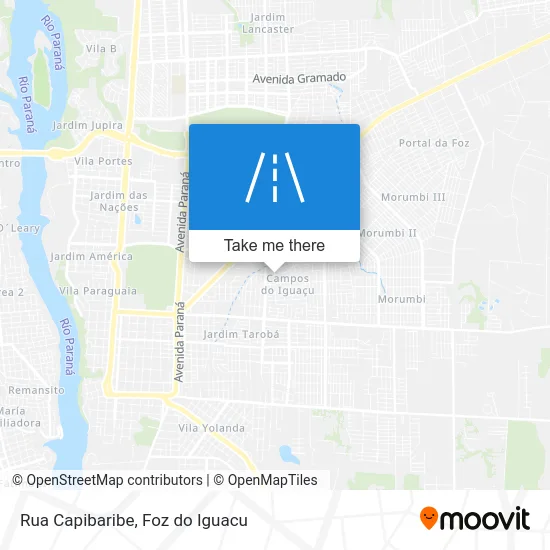 Rua Capibaribe map