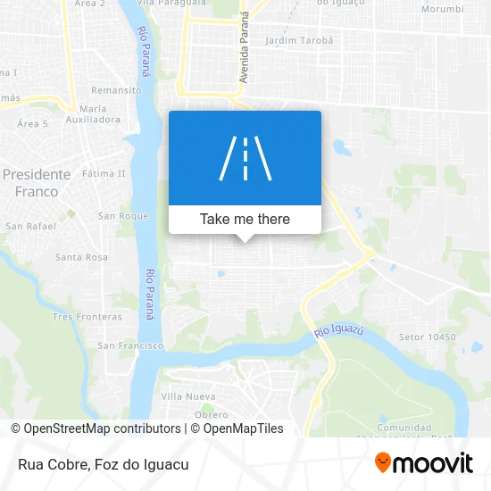Rua Cobre map