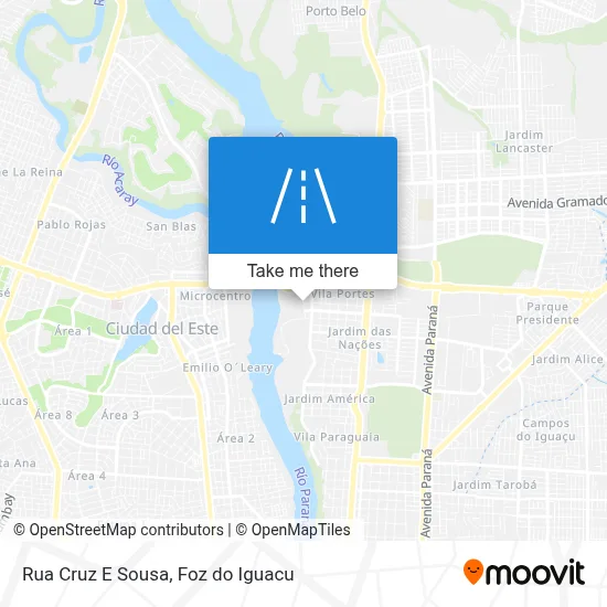 Rua Cruz E Sousa map