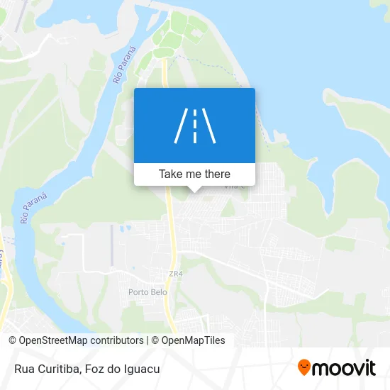 Rua Curitiba map