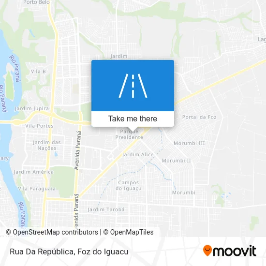 Rua Da República map
