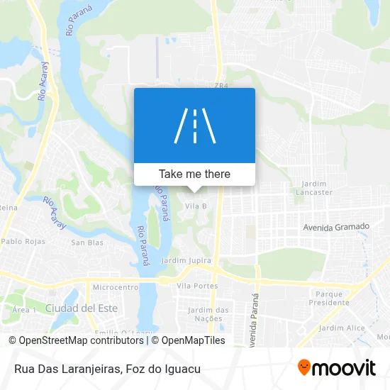 Rua Das Laranjeiras map