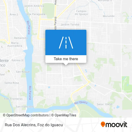 Rua Dos Alecrins map