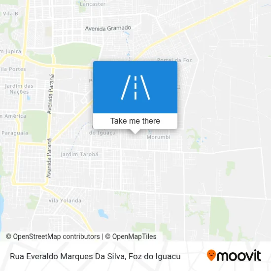 Rua Everaldo Marques Da Silva map