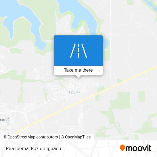 Rua Ibema map
