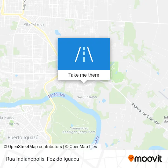 Rua Indianópolis map