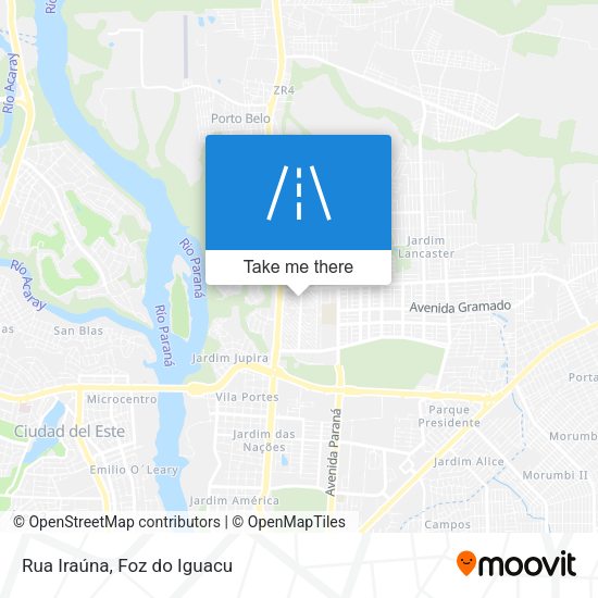Rua Iraúna map