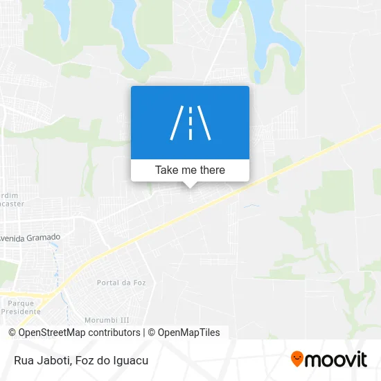 Rua Jaboti map