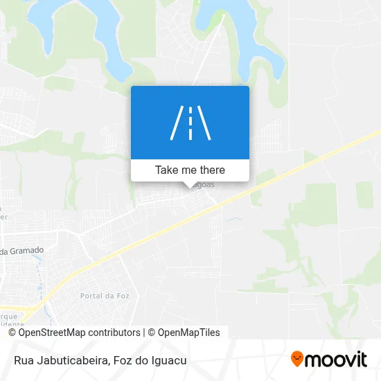 Rua Jabuticabeira map