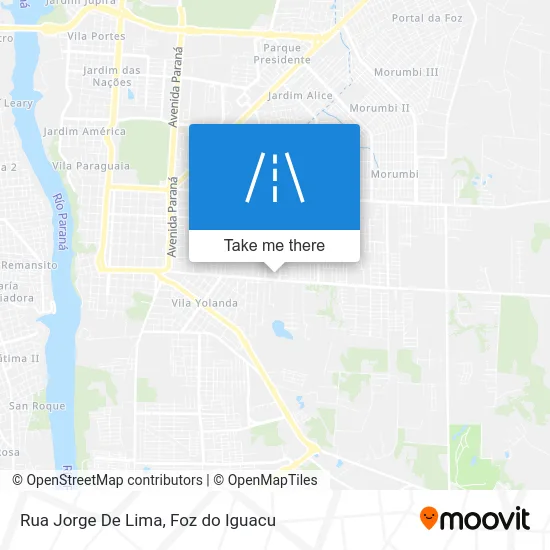 Rua Jorge De Lima map