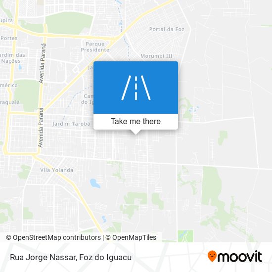 Mapa Rua Jorge Nassar