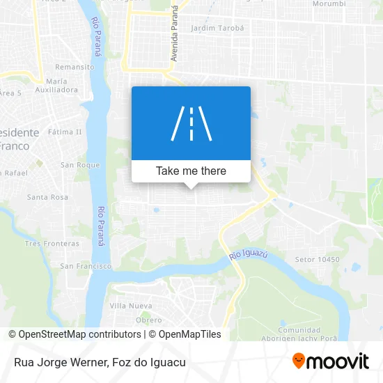 Rua Jorge Werner map