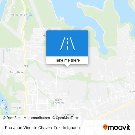 Rua Juan Vicente Chaves map