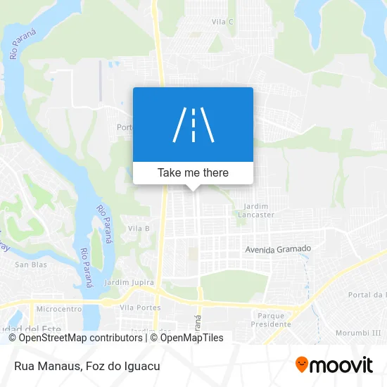 Rua Manaus map