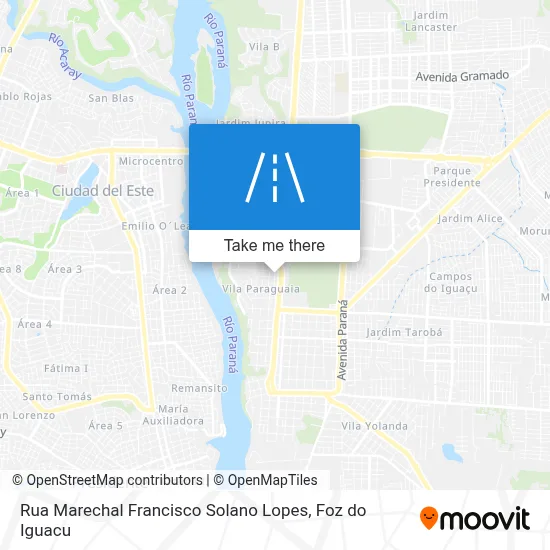 Rua Marechal Francisco Solano Lopes map