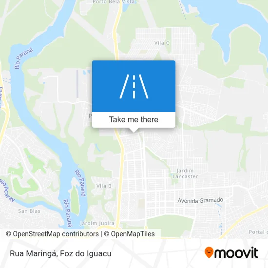 Rua Maringá map