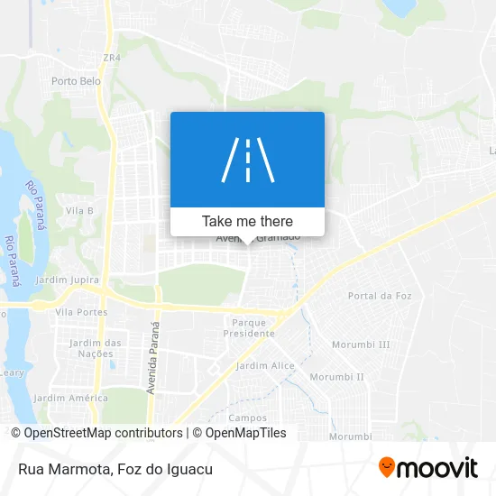 Rua Marmota map