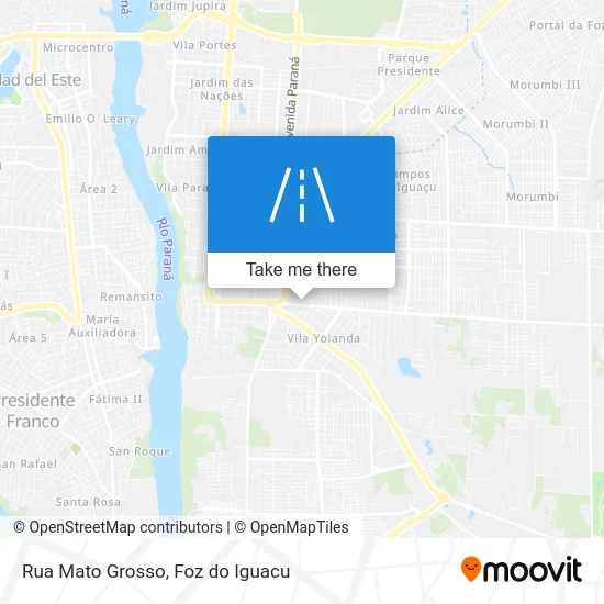 Rua Mato Grosso map