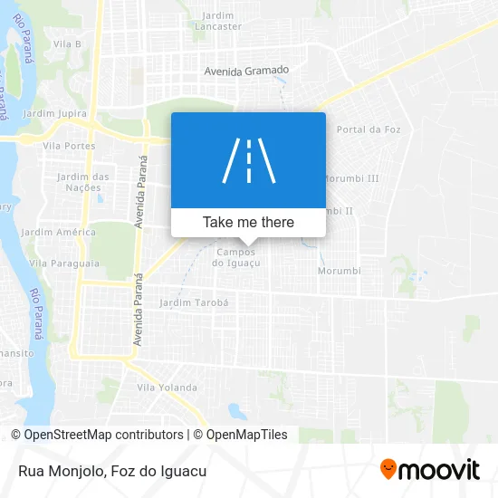 Rua Monjolo map