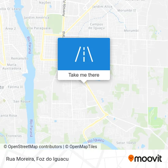 Rua Moreira map