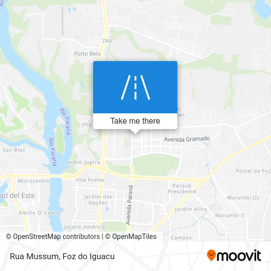 Rua Mussum map