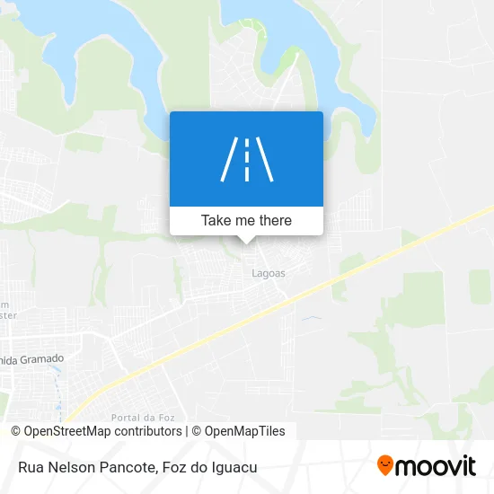Rua Nelson Pancote map