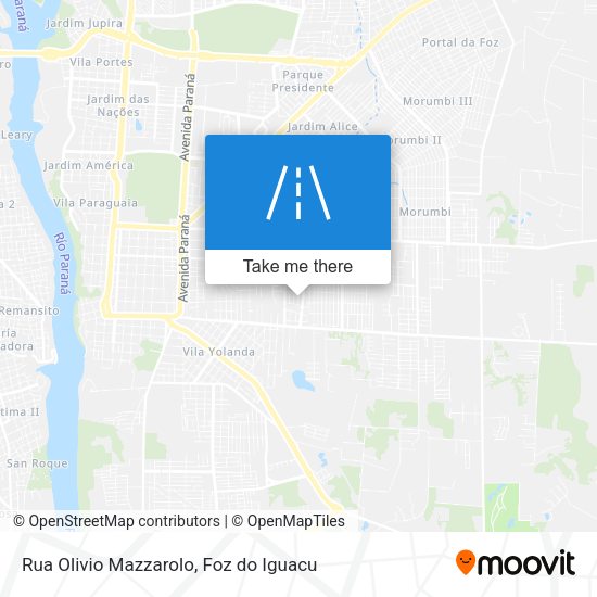 Rua Olivio Mazzarolo map
