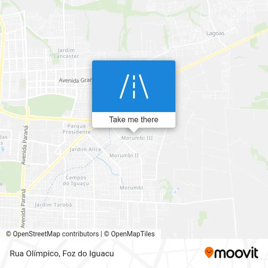 Rua Olímpico map