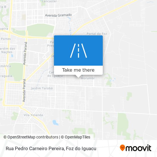 Mapa Rua Pedro Carneiro Pereira