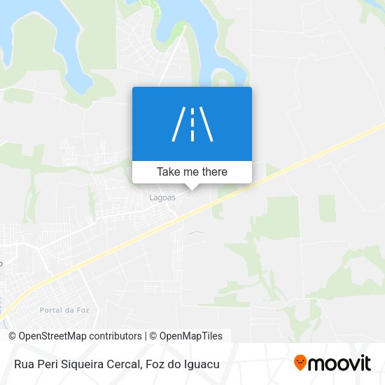 Rua Peri Siqueira Cercal map