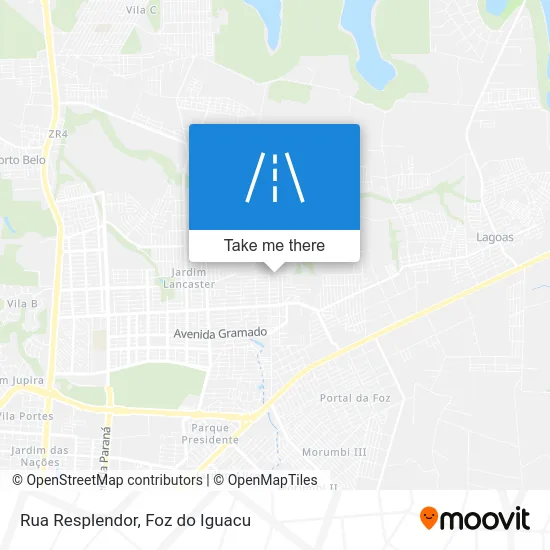 Rua Resplendor map