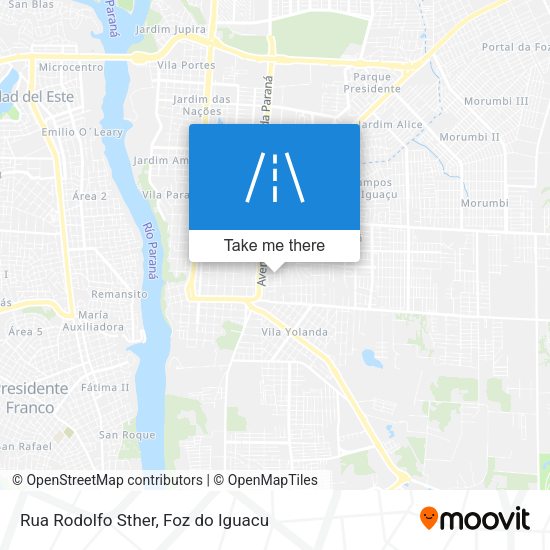 Rua Rodolfo Sther map