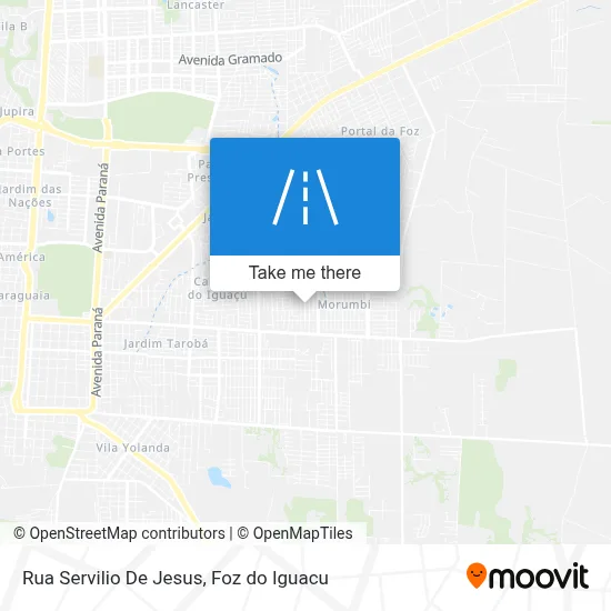 Rua Servilio De Jesus map