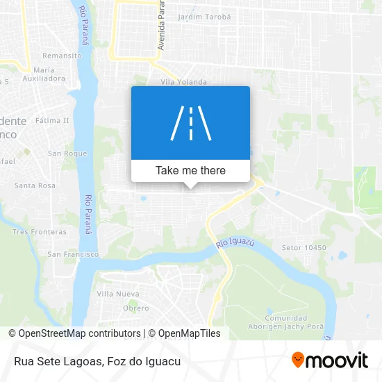 Rua Sete Lagoas map