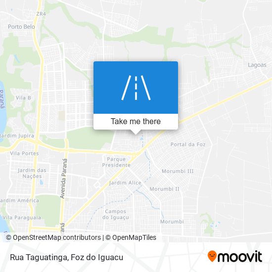 Rua Taguatinga map