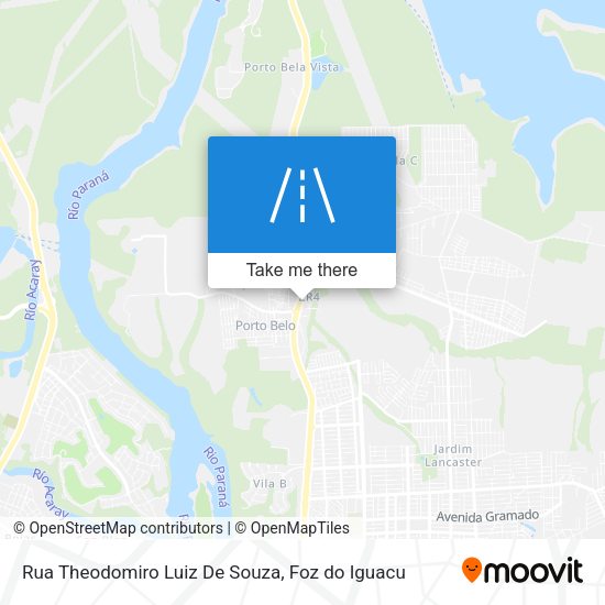 Rua Theodomiro Luiz De Souza map